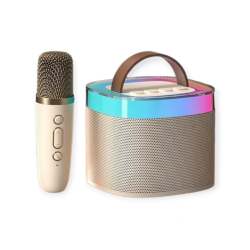 K6 Portable MINI Wireless Bluetooth Speaker With Karaoke Microphone