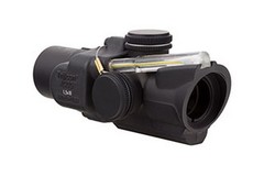 - 1.5X16S Compact Acog Scope Low Height Dual Illuminated Amber Ring & 2