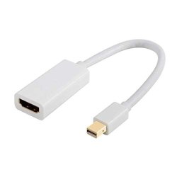 MINI Dp To HDMI Adapter Yrd Tech MINI Displayport To HDMI Cable Adapter Converter For Macbook Pro A White