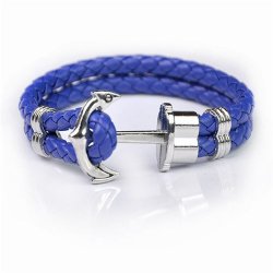 Pu Leather Bracelet - Blue