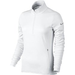 Nike Women's Thermal 1 2 Zip Sweater White wolf Grey Xx-large