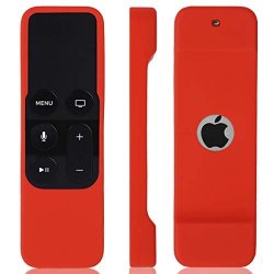 Hononjo Remote Case For Apple Tv 4TH Generation Light Weight Anti Slip Shock Proof Silicone Remote Cover Case For Apple Tv 4TH Gen Siri