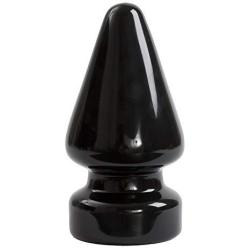 Doc Johnson Titanmen - Ass Master - Massive Anal Plug - For Experienced Players - Traditional Shape - 4.5 Inch Width - Anal Toy - Black
