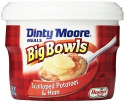 Dinty Moore Big Bowls Scalloped Potatoes And Ham 15-OUNCE Microwavable Bowls Pack Of 8