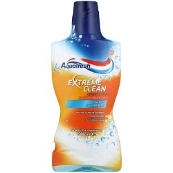 Aquafresh Extreme Clean Fluoride Mouth Rinse Intense Mint 500ML