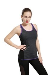 Onefit Womens Breathable Tank Top Running Vest Black S