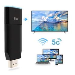 Ezcast 2 Wireless Display Receiver Dual Band 2.4GHZ 5GHZ Dual Core Wifi Display Dongle Turn Your Hdtv Into A Smart Tv