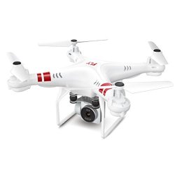 2.4G Altitude Hold HD Camera Quadcopter Rc Portable Drone Wifi Fpv Live Helicopter Hover White