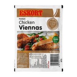Eskort Chicken Viennas 500G