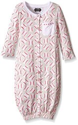 Mud Pie Baby Boy Convertible Sleepwear Gown Baseball 3-6 Months