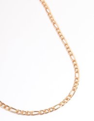 Goldair Gold Classic Figaro Chain Necklace