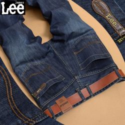 Blue Black Jeans Male 100% Cotton Men's Jeans - 31