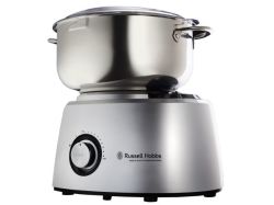 Russell Hobbs RHSB250 Pro Elite Kitchen Machine - powerful 1200W Motor - Low Noise Kitchen Machine Stylish Silver Abs Housing With Stainless Steel And Die-cast