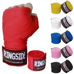 Ringside Mexican-style Boxing Handwrap Black 180-INCH