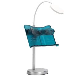 Portable Reading Desk Rack & LED Retractable Table Lamp