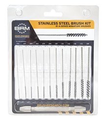 Brush Research 81AKIT Stainless Steel Inch Brush Kit Includes .032" .047" .054" .079" .094" .109" .125" .142" .156" .172" .189" And A Pin Vise