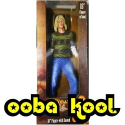 Kurt Cobain Nirvana 18" 2007 Extremely Rare Collector Figure With Sound New In Box Oobakool