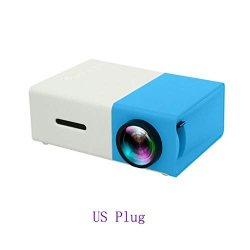 Djg MINI Projector LED Projector Lcd Projetor Audio HDMI USB MINI YG-300 Proyector Home Theater Media Player Beamer Blue Us