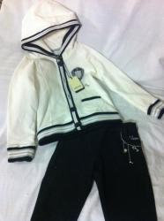 Geox Beige black Tracksuit For Girls 4 Years