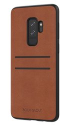 Body Glove Lux Credit Card Case For Samsung Galaxy S9+ - Brown