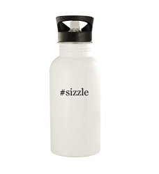 Sizzle - 20OZ Stainless Steel Water Bottle White