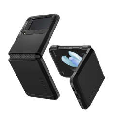 Spigen Samsung Galaxy Z Flip 4 Premium Tough Armor Case Black