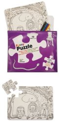 Funny Puzzle - Colouring In Puzzle- Cute Friends