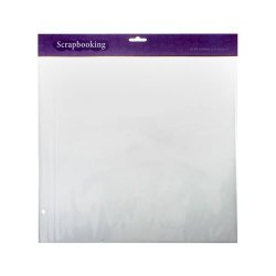Scrapbook Polypropylene Sleeves - 10 Piece