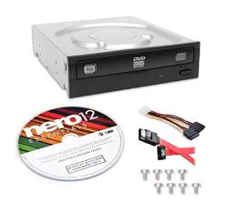 Lite-on Super Allwrite IHAS124-04-KIT 24X Dvd+ -rw Dual Layer Burner + Nero 12 Essentials Burning Software + Sata Cable Kit