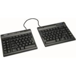 Kinesis FREESTYLE2 Ergonomic Keyboard USB Qwerty English Black Mac Cable PC