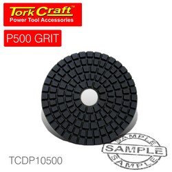 Tork Craft 100MM Diamond Polishing Pad 500 Grit Red