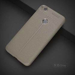Huawei P8 Lite 2017 Case Shockproof GR3 2017 Cover Luxury Leather Tpu For Huawei P8 Lite 2017 P9 Lite 2017 5.2"-GRAY