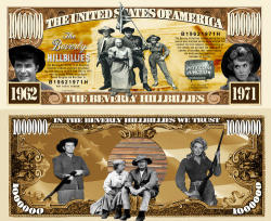 Beverly Hillbillies Novelty Million Dollar Bill