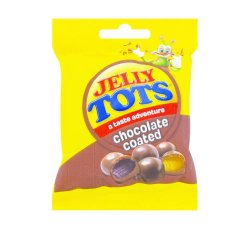 Jelly Tots MINI Prepacks Shapez Choc Coated 24 X 50G