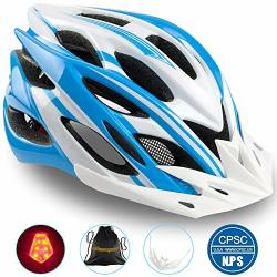 Basecamp Specialized Bike Helmet Bicycle Helmet Cpsc&ce Certified With Helmet Accessories-led Light removable Visor portable Bag Cycling Helmet Bc-ddtk For Adult Men&women Road&mountain