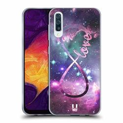 Head Case Designs Love Infinity Collection Soft Gel Case Compatible For Samsung Galaxy A50 2019