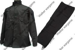 Swat Black Combat Uniform Jacket And Pants - Size X-large Rsa Seller