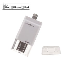 Iphone Flash Drive 64GB Lightning USB Memory Stick Apple Mfi Certified Expansion Storage Idrive For Apple Iphone Plus Ipad Macbook Ios Device
