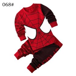 Mr Kong 2-7 Yrs Boys Cotton Spiderman Pijamas Sets - 068 7