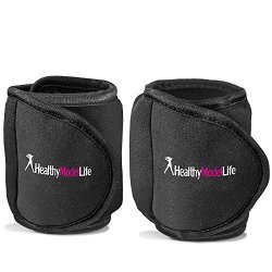 Ankle Weights Set by Healthy Model Life 2x2lbs Cuffs 4lb in total Train At Home 