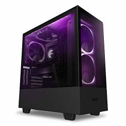 Nzxt H510 Elite - CA-H510E-B1 - Premium Mid-tower Atx Case PC Gaming Case - Dual-tempered Glass Panel - Front I o USB Type-c Port