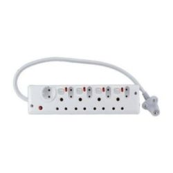 Redisson 9 Way Multi-plug With 4 Illuminated Switches