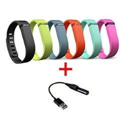 6x Smaller Size Replacement Band For Fitbit Flex Wireless Wristband Bracelet With Clasp No Tr