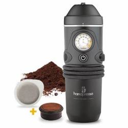 Handpresso Auto Hybrid Espresso Machine For The Car For Ese Pods & Ground Coffee