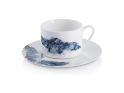 Carrol Boyes Cup and Saucer Moody Bloom