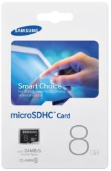 Samsung 8GB Standard Micro Sdhc Micro Sd Memory Cards - Card Only Class 6
