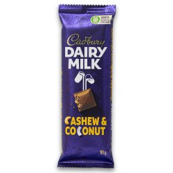 Cadbury Dairy Milk Slab 80G - Cashew & Coconut