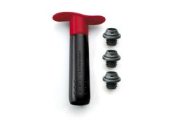 Le Creuset Wine Pump & 3 Stoppers Cherry -