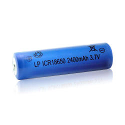 2 X Ultrafire 18650 2400mah 3.7v Li-ion Rechargable Battery For Torch Flashlight And Laser