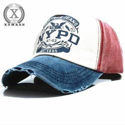 Hot Brand Baseball Cap Casual Outdoor Sports Snapback For Men women - Dark Blue And Red 56TO61CM
